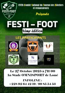 FESTI-FOOT 2025 : Le secteur hôtelier togolais se retrouve autour du ballon rond