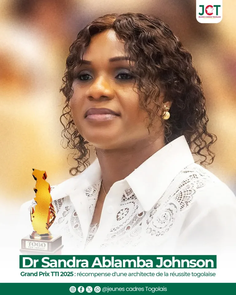 TTI 2026 : Sandra Ablamba Johnson honorée du Grand Prix d’Excellence