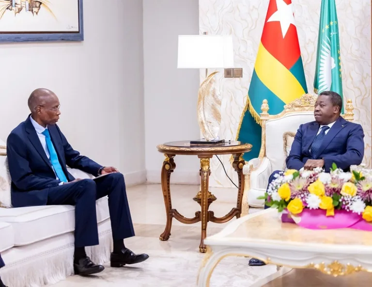 Intégration régionale : Faure Gnassingbé reçoit Cheikh Niang à Lomé