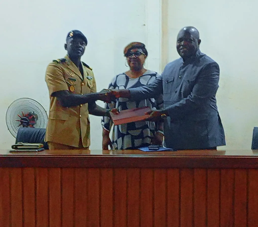 GCA : Le Chef d’Escadron Adjari Akata Magnassima prend fonction