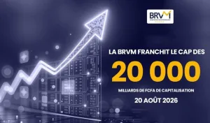 La BRVM franchit le cap des 20 000 milliards de FCFA